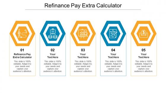 Refinance pay extra calculator ppt powerpoint presentation professional graphics cpb