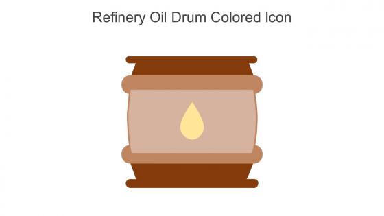 Refinery Oil Drum Colored Icon In Powerpoint Pptx Png And Editable Eps Format