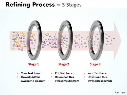 Refining process 3 stages ppt diagram 17