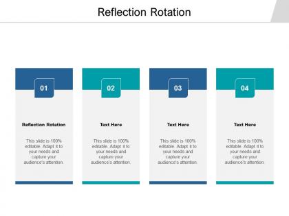 Reflection rotation ppt powerpoint presentation portfolio model cpb