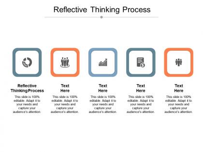Reflective thinking process ppt powerpoint presentation background images cpb