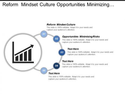 Reform mindset culture opportunities minimizing risks workflow process