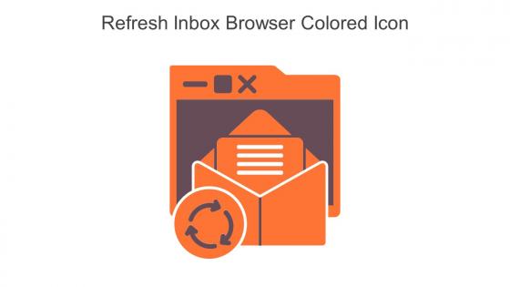 Refresh Inbox Browser Colored Icon In Powerpoint Pptx Png And Editable Eps Format