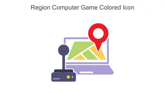 Region Computer Game Colored Icon In Powerpoint Pptx Png And Editable Eps Format