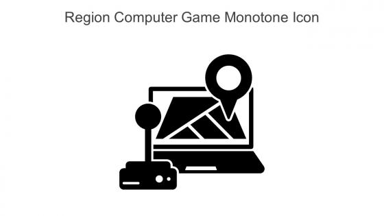 Region Computer Game Monotone Icon In Powerpoint Pptx Png And Editable Eps Format