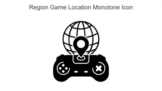 Region Game Location Monotone Icon In Powerpoint Pptx Png And Editable Eps Format