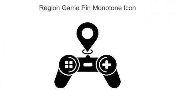 Region Game Pin Monotone Icon In Powerpoint Pptx Png And Editable Eps Format