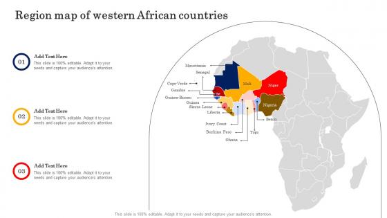 Region Map Of Western African Countries