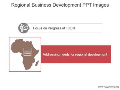 Regional business development ppt images