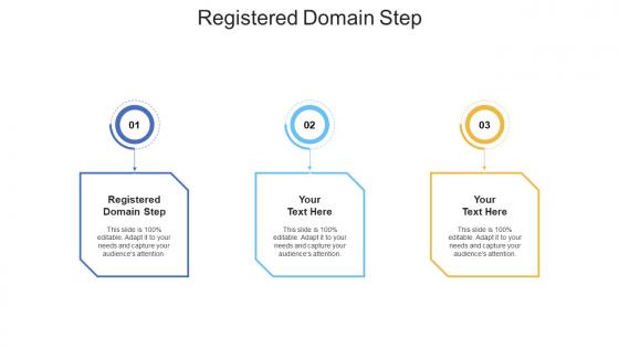 Registered domain step ppt powerpoint presentation inspiration model cpb