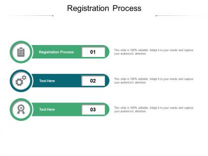 Registration process ppt powerpoint presentation portfolio design ideas cpb