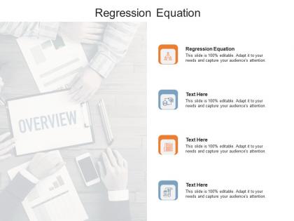 Regression equation ppt powerpoint presentation portfolio show cpb