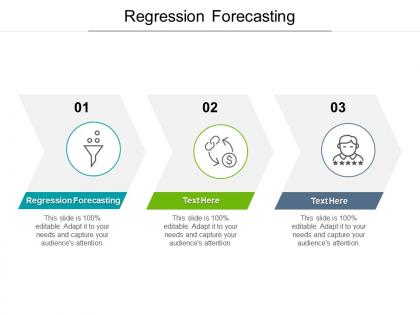 Regression forecasting ppt powerpoint presentation visual aids outline cpb
