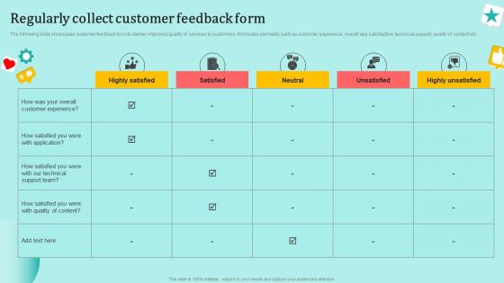 Regularly Collect Customer Feedback Form Understanding Pros And Cons MKT SS V