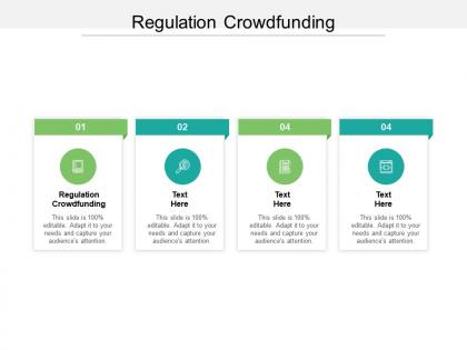 Regulation crowdfunding ppt powerpoint presentation styles graphic images cpb
