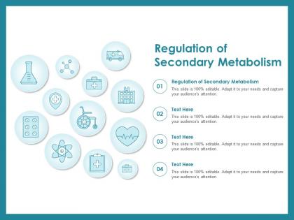 Regulation of secondary metabolism ppt powerpoint presentation summary graphics