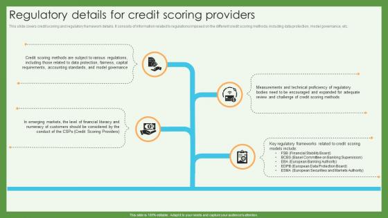 Regulatory Details For Credit Scoring Providers Credit Scoring And Reporting Complete Guide Fin SS