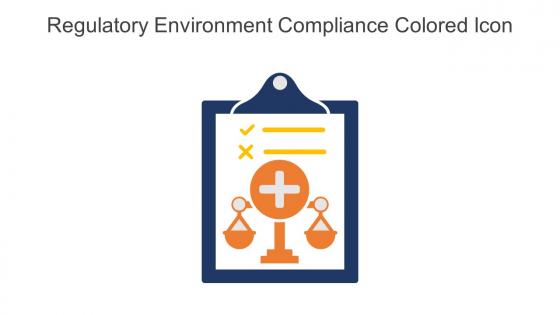 Regulatory Environment Compliance Colored Icon In Powerpoint Pptx Png And Editable Eps Format