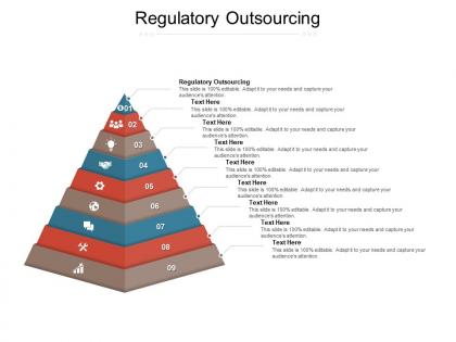 Regulatory outsourcing ppt powerpoint presentation themes cpb
