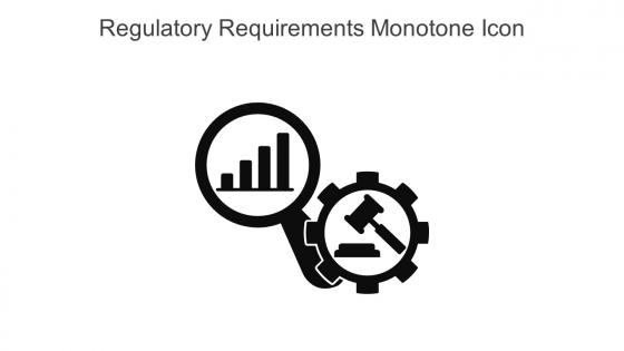 Regulatory Requirements Monotone Icon In Powerpoint Pptx Png And Editable Eps Format