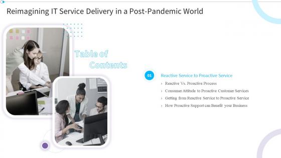 Reimagining It Service Delivery In A Post Pandemic World Table Of Contents