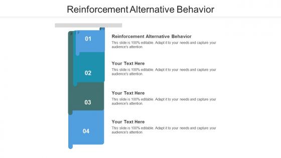 Reinforcement alternative behavior ppt powerpoint presentation outline shapes cpb