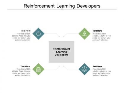 Reinforcement learning developers ppt powerpoint presentation infographics background designs cpb