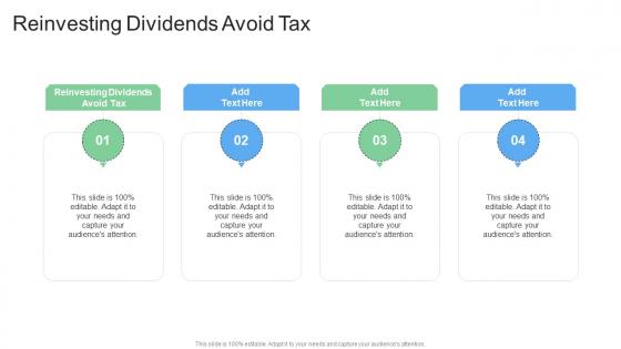Reinvesting Dividends Avoid Tax In Powerpoint And Google Slides Cpb