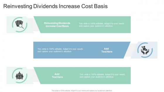 Reinvesting Dividends Increase Cost Basis In Powerpoint And Google Slides Cpb