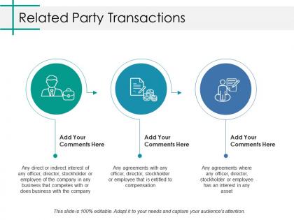 Related party transactions ppt slides themes