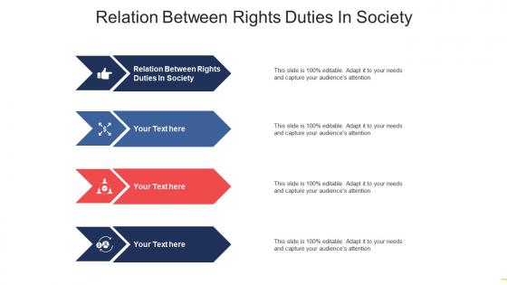 Relation between rights duties in society ppt powerpoint presentation infographic template cpb