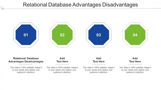 Relational Database Advantages Disadvantages Ppt Powerpoint Presentation Icons Cpb