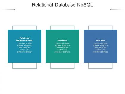 Relational database nosql ppt powerpoint presentation slides icons cpb