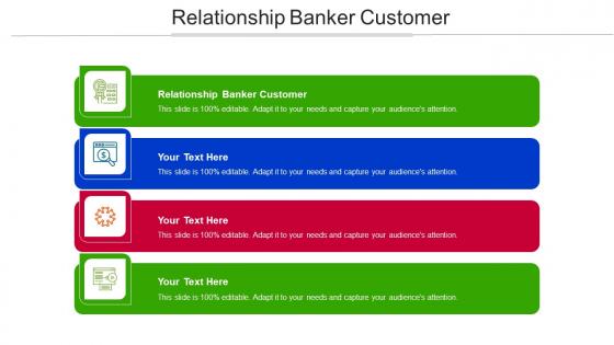 Relationship Banker Customer Ppt Powerpoint Presentation Infographics Guide Cpb