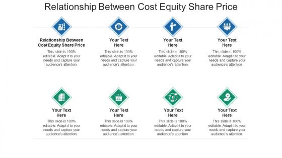 Relationship between cost equity share price ppt powerpoint presentation inspiration master slide cpb