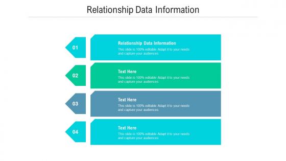 Relationship data information ppt powerpoint presentation pictures show cpb