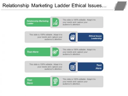 Relationship marketing ladder ethical issues leadership corporate governance cpb