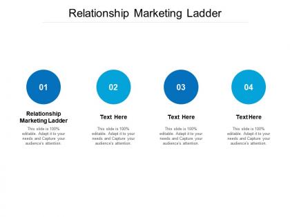 Relationship marketing ladder ppt powerpoint presentation infographics information cpb