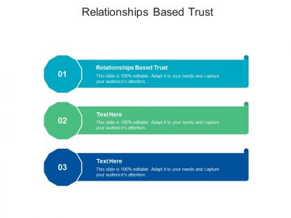 Relationships based trust ppt powerpoint presentation files cpb