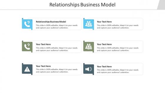 Relationships business model ppt powerpoint presentation icon cpb