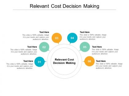 Relevant cost decision making ppt powerpoint presentation icon inspiration cpb