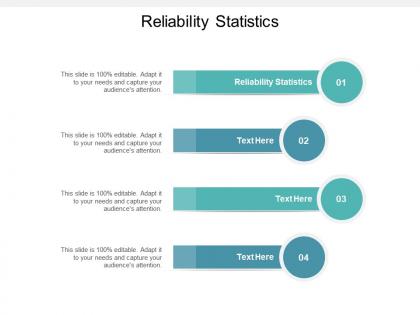 Reliability statistics ppt powerpoint presentation outline designs download cpb