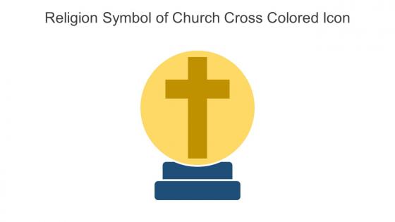 Religion Symbol Of Church Cross Colored Icon In Powerpoint Pptx Png And Editable Eps Format