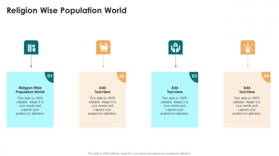 Religion Wise Population World In Powerpoint And Google Slides Cpb