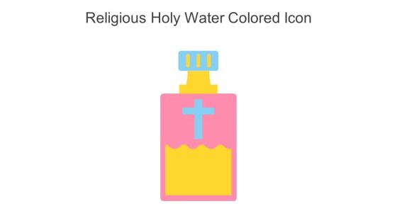 Religious Holy Water Colored Icon In Powerpoint Pptx Png And Editable Eps Format