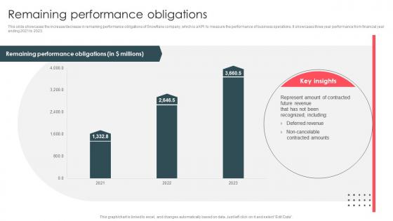 Remaining Performance Obligations Data Analytics And Storage Company Profile CP SS V