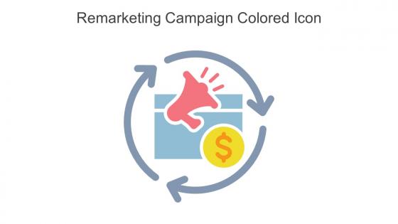 Remarketing Campaign Colored Icon In Powerpoint Pptx Png And Editable Eps Format