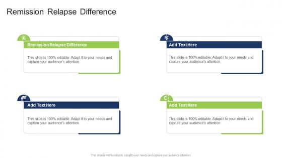 Remission Relapse Difference In Powerpoint And Google Slides Cpb