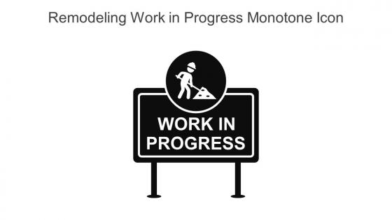 Remodeling Work In Progress Monotone Icon In Powerpoint Pptx Png And Editable Eps Format