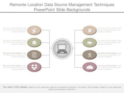 Remonte location data source management techniques powerpoint slide backgrounds